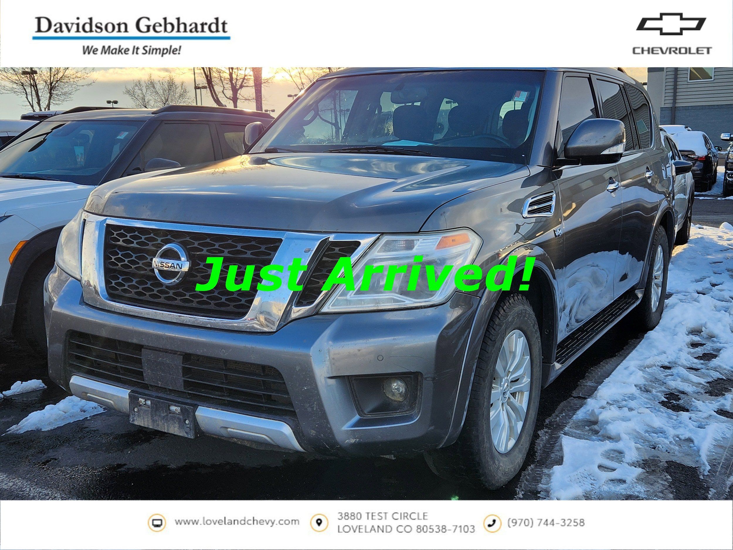 Used 2017 Nissan Armada SV w/ Driver Package AWD/4WD image 1