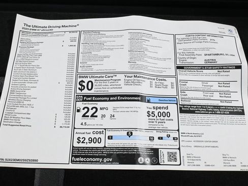 Used 2025 BMW X7 xDrive40i w/ Premium Package image 41