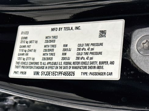 Used 2023 Tesla Model 3 Performance AWD/4WD image 12