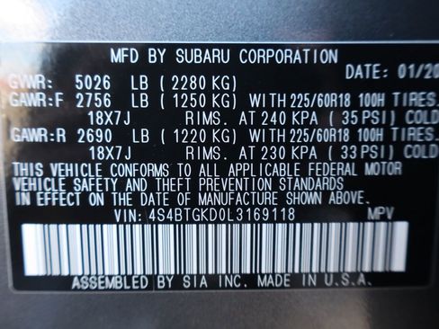 Used 2020 Subaru Outback Onyx Edition XT w/ Popular Package #2 image 47