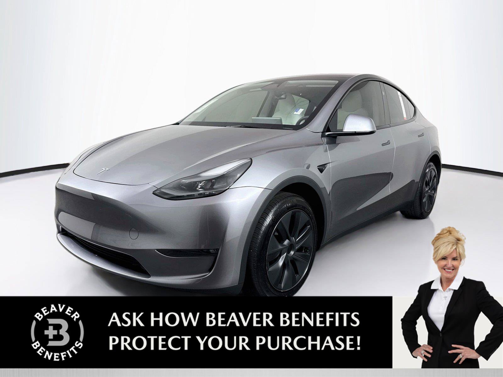 Used 2025 Tesla Model Y Long Range AWD/4WD image 1
