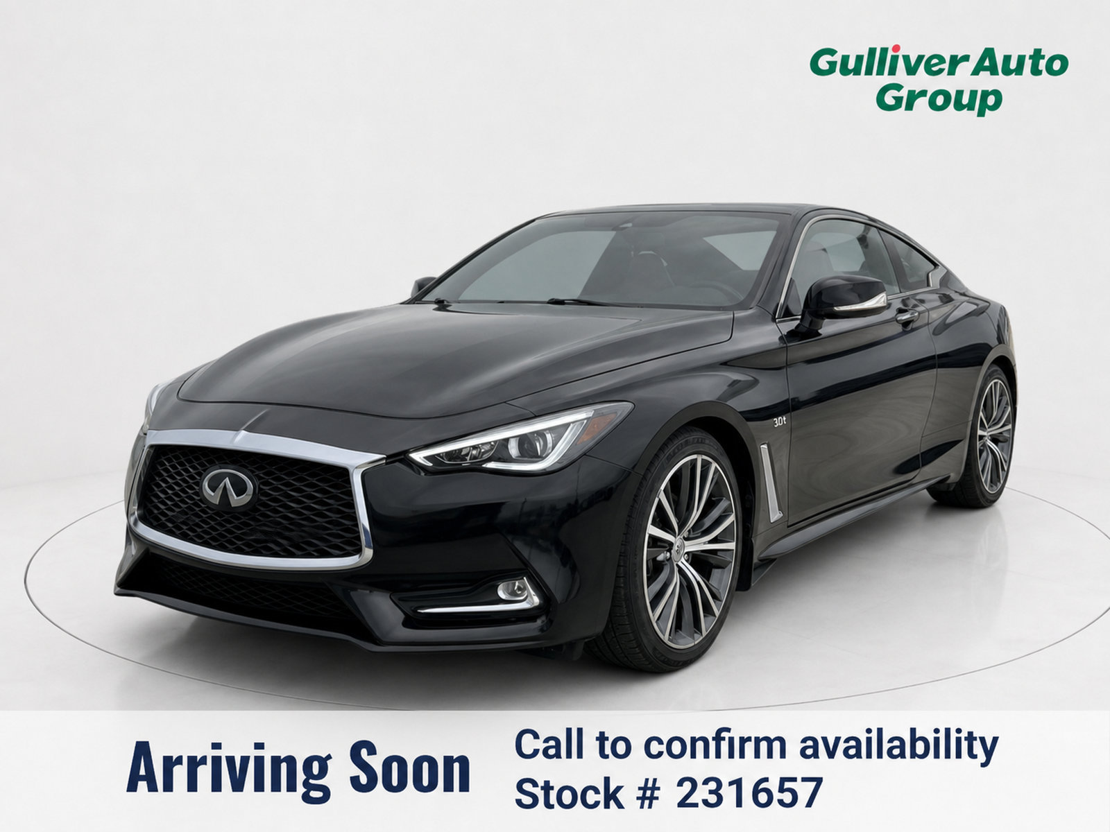 Used 2019 INFINITI Q60 3.0t Luxe w/ Cargo Package RWD image 1