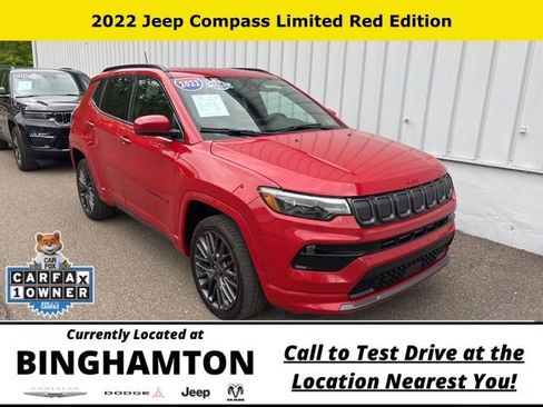 Used 2022 Jeep Compass Limited w/ (RED) Package AWD/4WD image 1