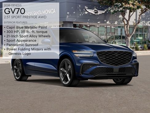 New 2026 Genesis GV70 2.5T Sport Prestige AWD/4WD image 10