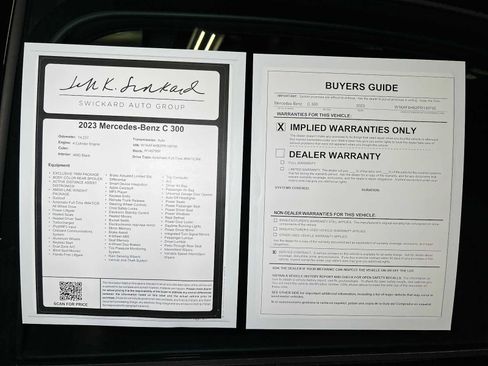Used 2023 Mercedes-Benz C 300 4MATIC Sedan image 50