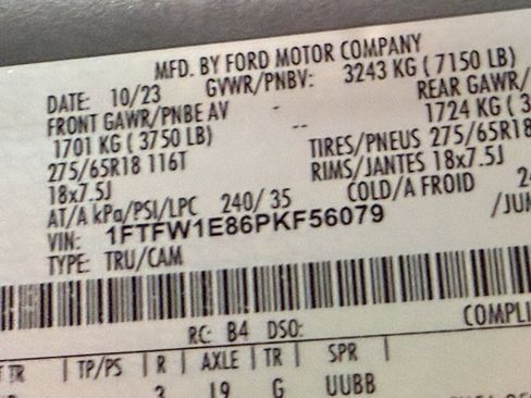 Used 2023 Ford F150 Lariat w/ FX4 Off-Road Package image 55