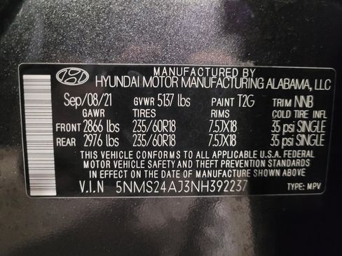 Used 2022 Hyundai Santa Fe SEL w/ Cargo Package image 33