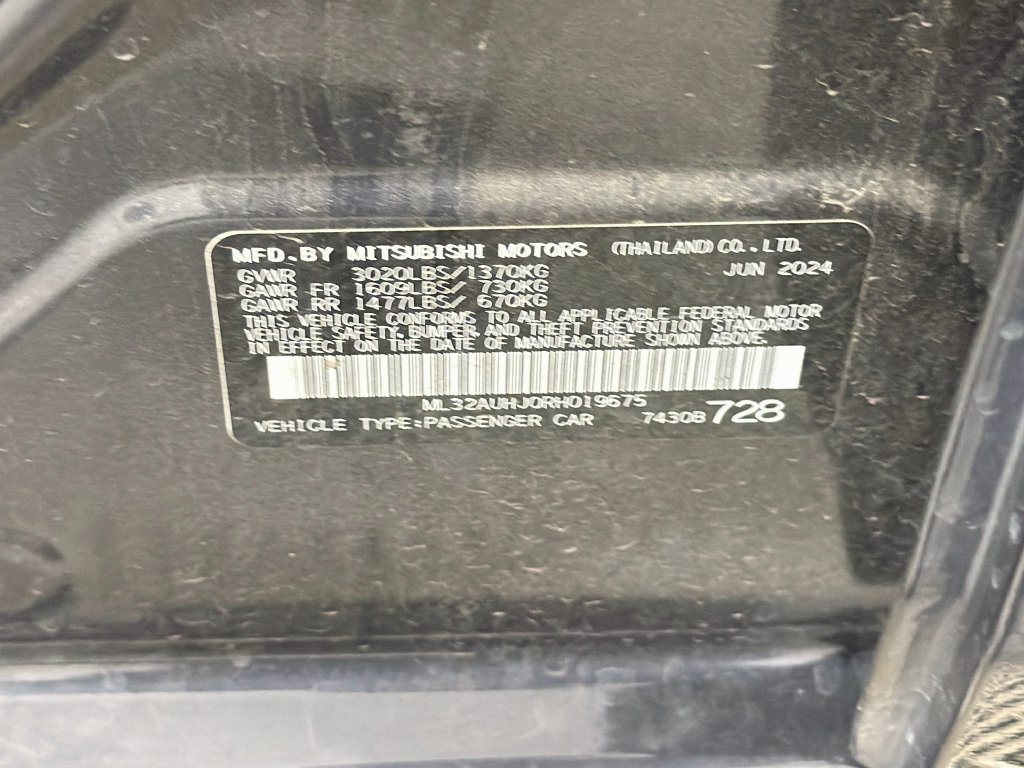 Used 2024 Mitsubishi Mirage ES FWD image 28