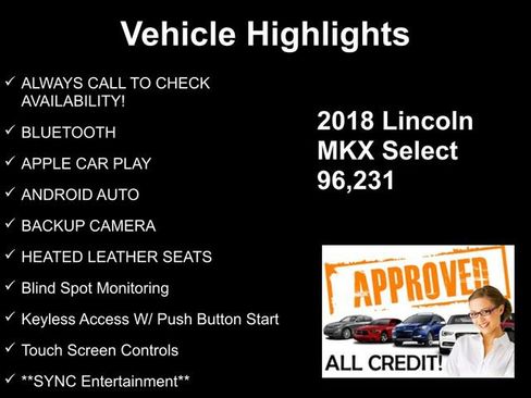 Used 2018 Lincoln MKX Select w/ Select Plus Package image 9