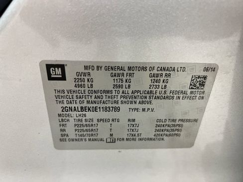 Used 2014 Chevrolet Equinox LT w/ Driver Convenience Package image 26