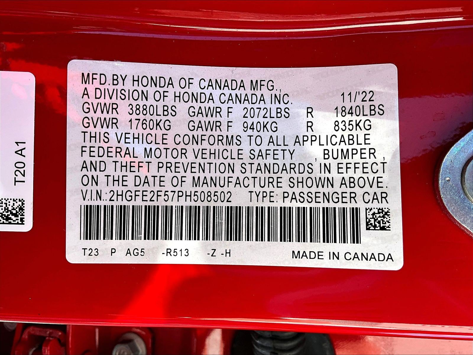 Used 2023 Honda Civic Sport image 18