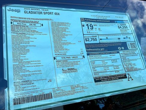 New 2025 Jeep Gladiator High Tide image 14