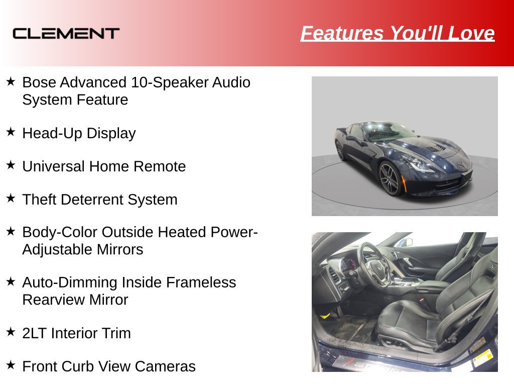 Used 2016 Chevrolet Corvette Stingray Coupe w/ 2LT Preferred Equipment Group RWD image 12