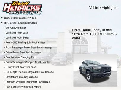 New 2026 RAM 1500 RHO w/ RHO Level 1 Equipment Group