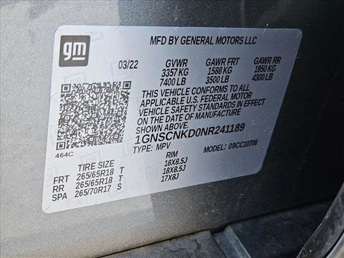 Used 2022 Chevrolet Tahoe LT RWD image 26