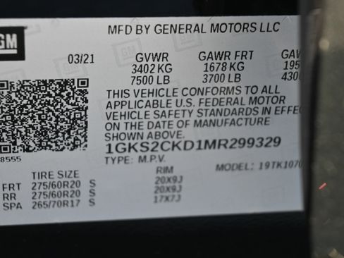 Used 2021 GMC Yukon AT4 w/ AT4 Premium Package image 17