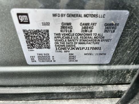 Certified 2023 Chevrolet Traverse RS AWD/4WD image 35