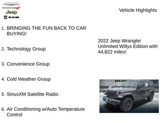 Used 2022 Jeep Wrangler Unlimited Sport video 2