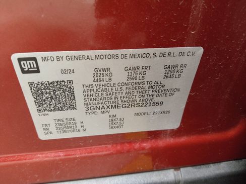 Used 2024 Chevrolet Equinox RS FWD image 33
