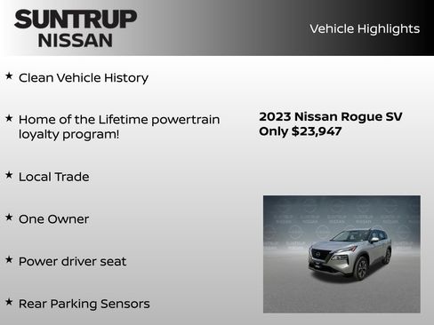 Certified 2023 Nissan Rogue SV FWD image 8