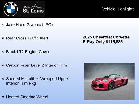 Used 2025 Chevrolet Corvette E-Ray AWD/4WD image 25