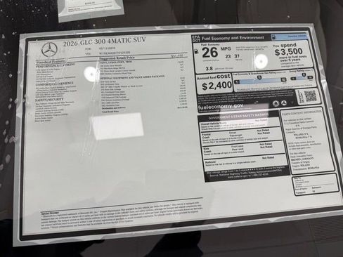 New 2026 Mercedes-Benz GLC 300 GLC 300 image 4