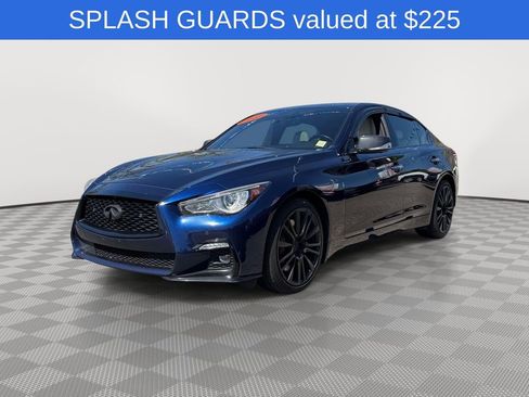 Used 2021 INFINITI Q50 Red Sport 400 w/ Cargo Package AWD/4WD image 3