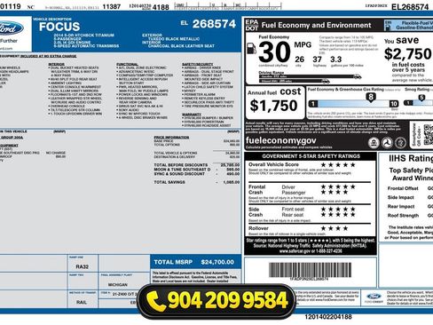 Used 2014 Ford Focus Titanium FWD image 38