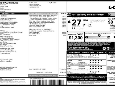 Used 2022 Kia Seltos Nightfall Edition AWD/4WD image 50