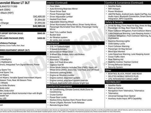 New 2026 Chevrolet Blazer LT w/ Midnight/Sport Edition AWD/4WD image 11