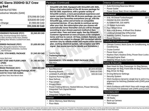 Used 2020 GMC Sierra 3500 SLT w/ SLT Convenience Package AWD/4WD image 22