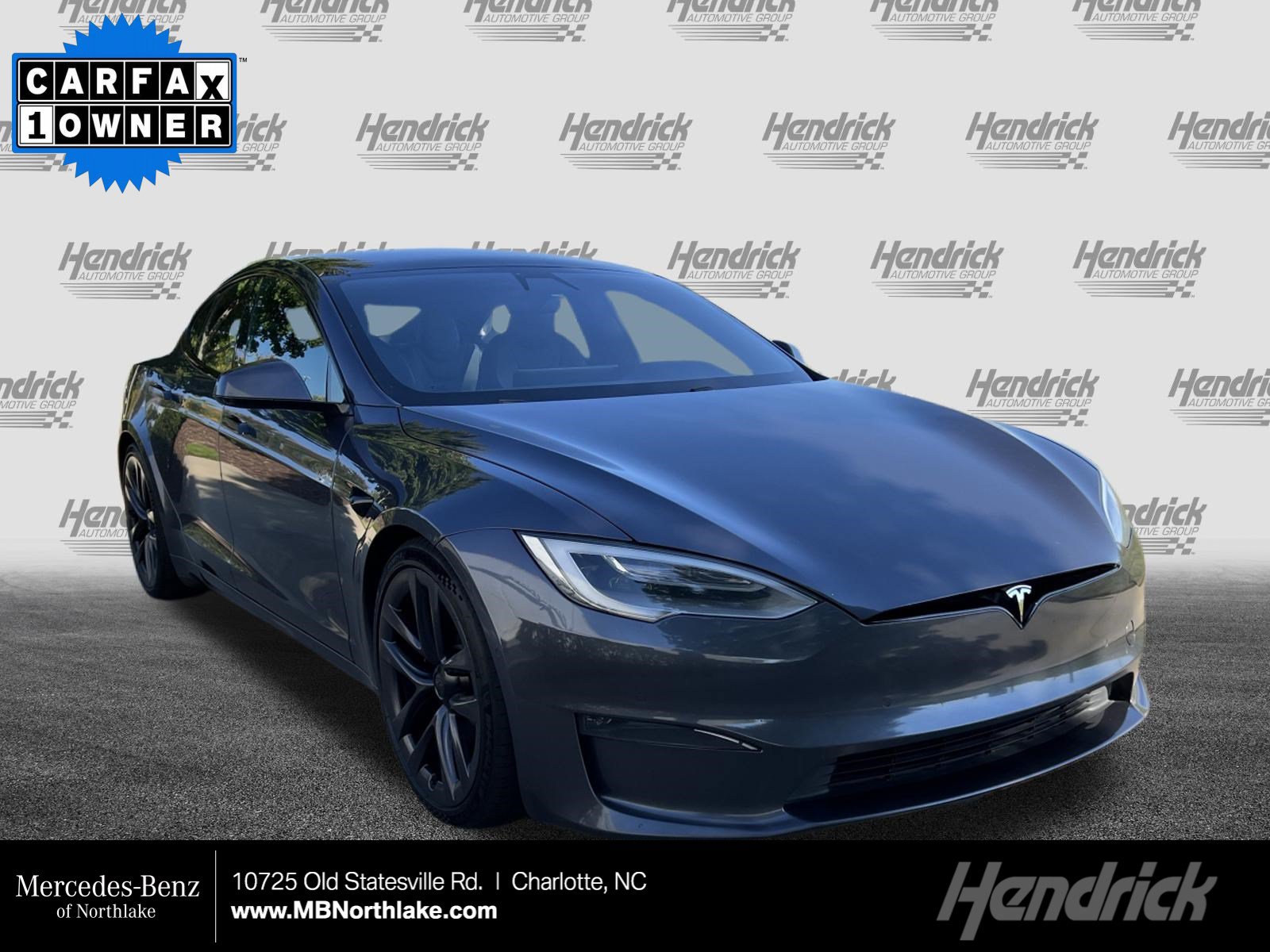 Used 2021 Tesla Model S Plaid AWD/4WD image 1
