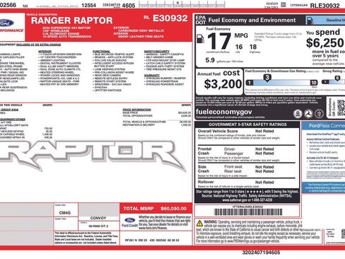 Certified 2024 Ford Ranger Raptor image 44