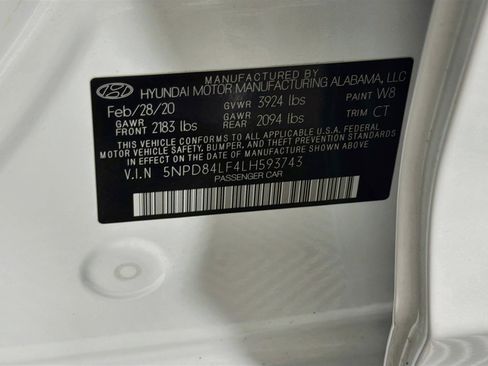 Used 2020 Hyundai Elantra SEL w/ Cargo Package (C1) FWD image 12