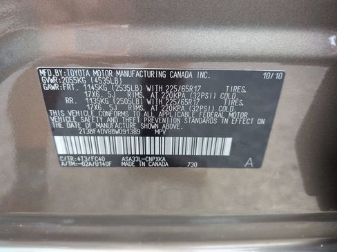Used 2011 Toyota RAV4 4WD w/ Base L4 Extra Value Pkg image 29