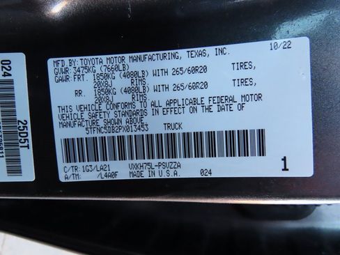 Used 2023 Toyota Tundra Platinum image 49