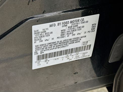 Used 2015 Ford Edge Sport w/ Equipment Group 401A image 12