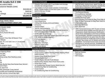 Used 2019 GMC Acadia SLE