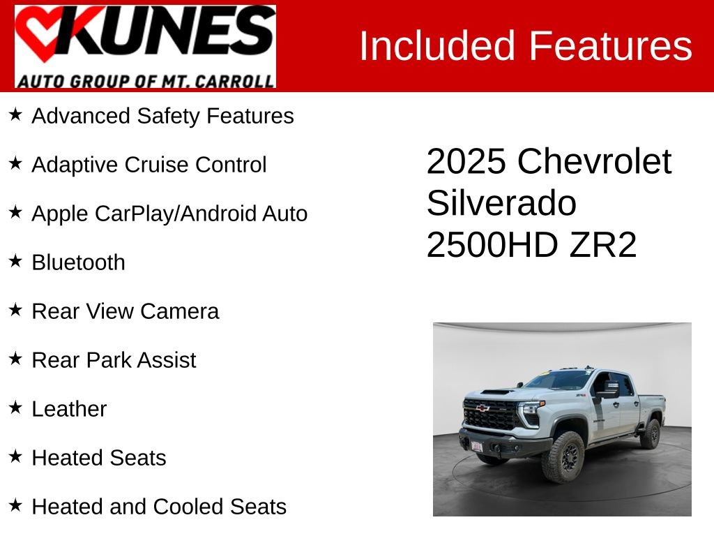 Used 2025 Chevrolet Silverado 2500 ZR2 w/ ZR2 Bison Edition AWD/4WD image 3