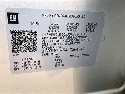 Used 2020 Cadillac XT6 Sport w/ Platinum Package image 11