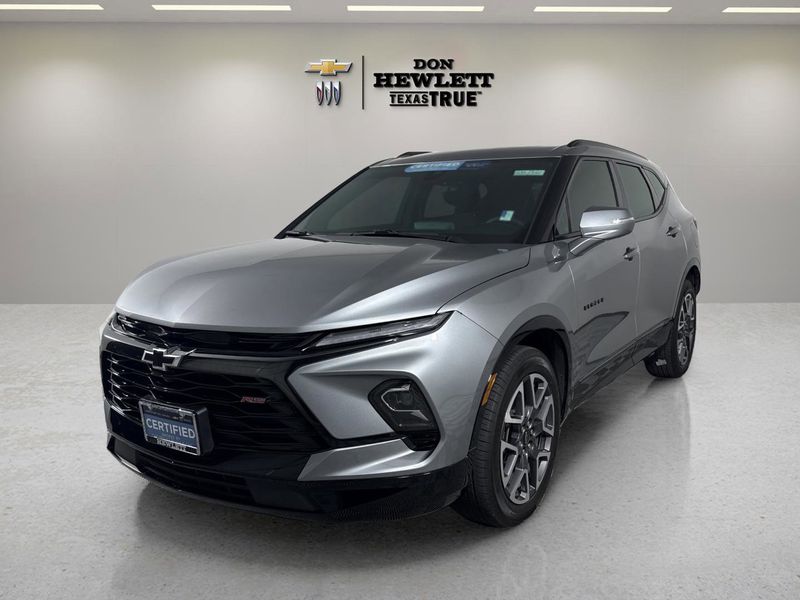 Certified 2023 Chevrolet Blazer RS w/ Driver Confidence II Package image 1