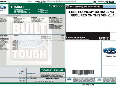Used 2018 Ford Transit 350 148 High Roof Extended DRW RWD image 30