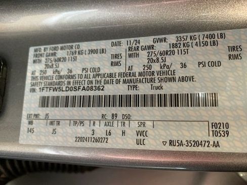 Used 2025 Ford F150 Lariat w/ Equipment Group 501A Mid AWD/4WD image 35