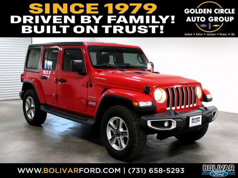 Used 2021 Jeep Wrangler Unlimited Sahara AWD/4WD image 1