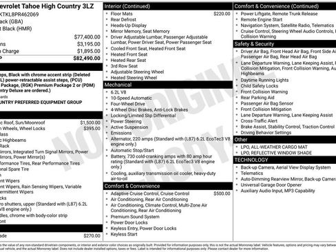 Used 2023 Chevrolet Tahoe High Country AWD/4WD image 3