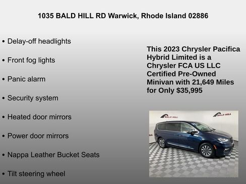 Certified 2023 Chrysler Pacifica Limited image 20