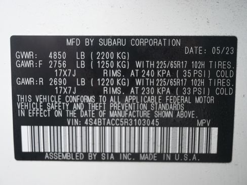 Certified 2024 Subaru Outback Premium image 35