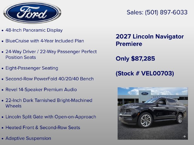 New 2027 Lincoln Navigator Premiere RWD image 6
