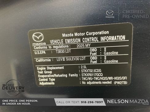 Used 2025 MAZDA CX-5 AWD 2.5 S w/ Select Package image 50