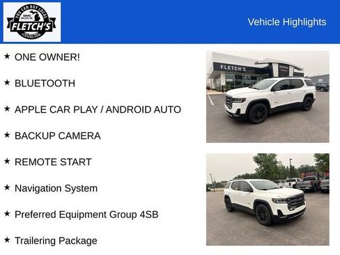 Used 2022 GMC Acadia AT4 w/ Trailering Package AWD/4WD image 2